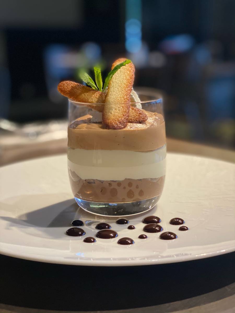 Le tiramisu au café, dessert à la carte de The Maze Bistro Club à Limonest