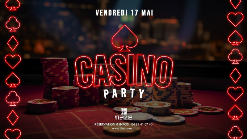 CASINO PARTY DU MAZE - Vendredi 17 Mai 2024